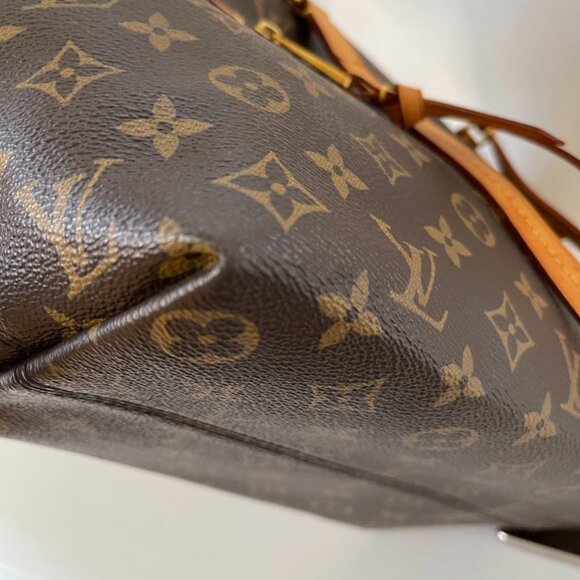 Louis Vuitton Iena PM Shoulder Bag Monogram Leather Brown M42268 (133425) - Picture 9 of 15